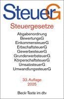 bokomslag Steuergesetze. SteuerG