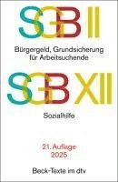 bokomslag SGB II: Bürgergeld, Grundsicherung für Arbeitsuchende / SGB XII: Sozialhilfe