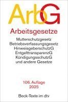 bokomslag Arbeitsgesetze. ArbG
