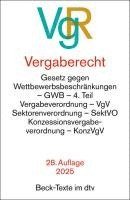 bokomslag Vergaberecht. VgR
