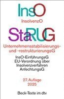 bokomslag Insolvenzordnung / Unternehmensstabilisierungs- und -restrukturierungsgesetz. InsO / StaRUG