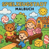 bokomslag Spielzeugstadt - Malbuch