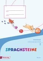 SPRACHSTEINE Sprachbuch 2. Arbeitsheft. SAS Schulausgangsschrift + Beilage Wörterkasten. Bayern 1