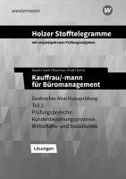 Holzer Stofftelegramme - Kauffrau/-mann für Büromanagement. Lösungen. Baden-Württemberg 1