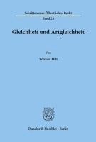 Gleichheit Und Artgleichheit 1
