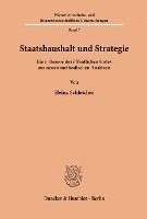 bokomslag Staatshaushalt Und Strategie: Eine Theorie Des Offentlichen Gutes Aus Neuen Methodischen Ansatzen