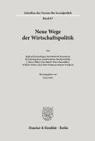 bokomslag Neue Wege Der Wirtschaftspolitik
