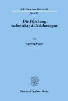 bokomslag Die Falschung Technischer Aufzeichnungen