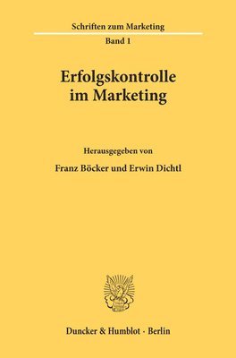 bokomslag Erfolgskontrolle Im Marketing