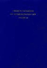bokomslag German Yearbook of International Law / Jahrbuch Fur Internationales Recht: Vol. 23 (198)