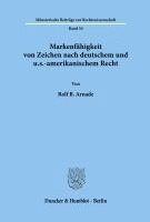 bokomslag Markenfahigkeit Von Zeichen Nach Deutschem Und U.S.-Amerikanischem Recht
