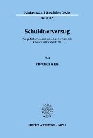 bokomslag Schuldnerverzug: Burgerliches Gesetzbuch, Rechtssystematik Und Schuldrechtsreform