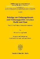 bokomslag Beitrage Zur Ordnungstheorie Und Ordnungspolitik Zwischen Markt Und Staat: Von J. H. Von Thunens Arbeiten Her Analysiert. Eingeleitet Mit Beitragen Vo