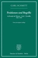 bokomslag Positionen Und Begriffe, Im Kampf Mit Weimar - Genf - Versailles 1923-1939