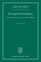bokomslag Der Begriff des Politischen.