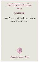 Paolo Becchi - Das Prinzip Menschenwurde - Eine Einfuhrung, Häftad