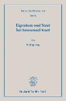 bokomslag Eigentum Und Staat Bei Immanuel Kant