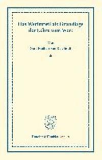 bokomslag Das Werturteil: ALS Grundlage Der Lehre Vom Wert