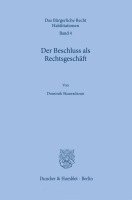 Der Beschluss ALS Rechtsgeschaft 1