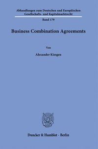 bokomslag Business Combination Agreements