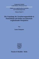 bokomslag Die Ursprunge Der Versicherungsaufsicht in Deutschland Und Italien Aus Historisch-Vergleichender Perspektive