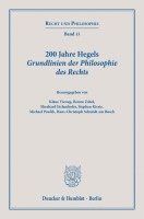 bokomslag 200 Jahre Hegels Grundlinien Der Philosophie Des Rechts