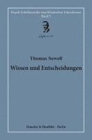 bokomslag Wissen Und Entscheidungen: Herausgegeben Und Ubersetzt Von Hardy Bouillon