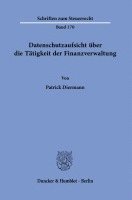 Datenschutzaufsicht Uber Die Tatigkeit Der Finanzverwaltung. 1