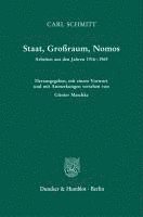 bokomslag Staat, Grossraum, Nomos: Arbeiten Aus Den Jahren 1916-1969