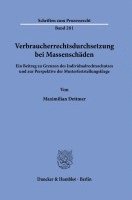 bokomslag Verbraucherrechtsdurchsetzung Bei Massenschaden: Ein Beitrag Zu Grenzen Des Individualrechtsschutzes Und Zur Perspektive Der Musterfeststellungsklage