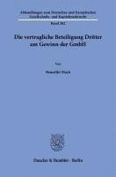 Die Vertragliche Beteiligung Dritter Am Gewinn Der Gmbh 1