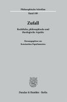 bokomslag Zufall: Rechtliche, Philosophische Und Theologische Aspekte