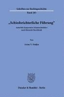 bokomslag »Schiedsrichterliche Führung«.