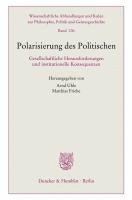 bokomslag Polarisierung des Politischen.