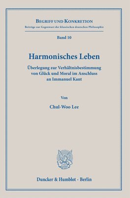 bokomslag Harmonisches Leben.