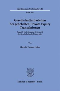 bokomslag Gesellschafterdarlehen bei gehebelten Private Equity Transaktionen