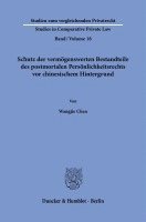 Schutz Der Vermogenswerten Bestandteile Des Postmortalen Personlichkeitsrechts VOR Chinesischem Hintergrund 1