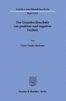 bokomslag Der Grundrechtsschutz Von Positiver Und Negativer Freiheit