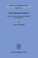 bokomslag Universalinstitut Baulast?: Eine Normative Untersuchung Unter Bezugnahme Auf Das Erbbaurecht