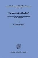 bokomslag Universalinstitut Baulast?