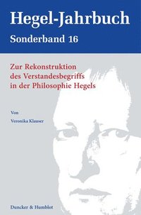 bokomslag Zur Rekonstruktion Des Verstandesbegriffs in Der Philosophie Hegels