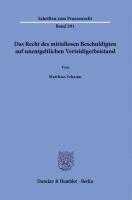 bokomslag Das Recht Des Mittellosen Beschuldigten Auf Unentgeltlichen Verteidigerbeistand