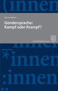 bokomslag Gendersprache: Kampf Oder Krampf?