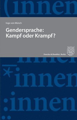 bokomslag Gendersprache: Kampf Oder Krampf?