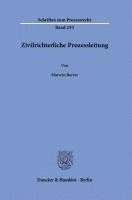 bokomslag Zivilrichterliche Prozessleitung