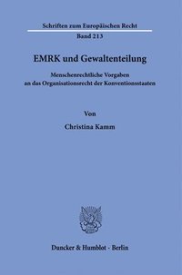 bokomslag EMRK und Gewaltenteilung.