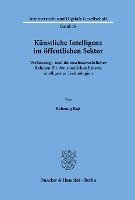 bokomslag Künstliche Intelligenz im öffentlichen Sektor.