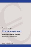 Preismanagement: Einfuhrung in Theorie Und Praxis 1