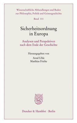 bokomslag Sicherheitsordnung in Europa