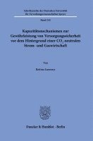 bokomslag Kapazitatsmechanismen Zur Gewahrleistung Von Versorgungssicherheit VOR Dem Hintergrund Einer Co2-Neutralen Strom- Und Gaswirtschaft